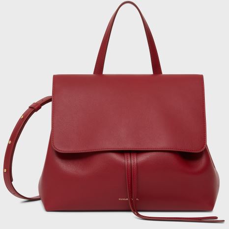 Torebka Bucket Bag Damskie Mansur Gavriel Soft Lady Czerwone | 702-IECNAJ